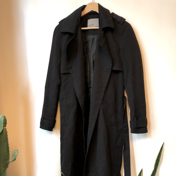 Vero Moda Black Trench Coat, XS - Picture 2 of 5